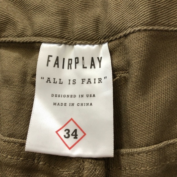 FairPlay Los Angeles Cropped Cargo Pants in Tan Size 34 - Picture 13 of 13